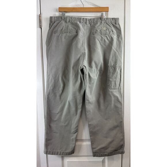 Columbia Men's Gray Cotton Canvas Utility Workwear Hiking Pants Size 40 x 30 - Picture 3 of 11